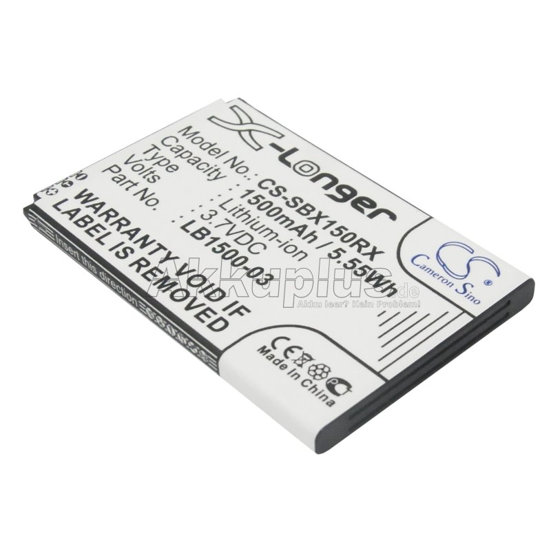 Ersatzakku - CS-SBX150RX - Huawei E50318 / Softbank C01HW - 3,7 Volt 1500mAh Li-Ion