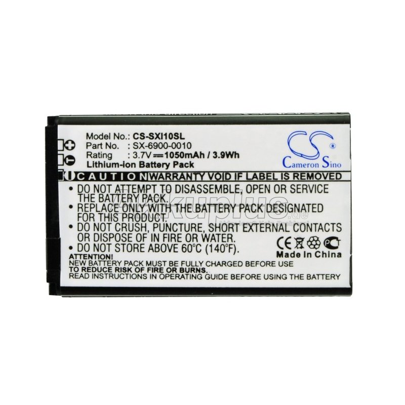 Ersatzakku - CS-SXI10SL - SIRIUS SXi1 / SX-6900-0010 - 3,7 Volt 1050mAh Li-ion