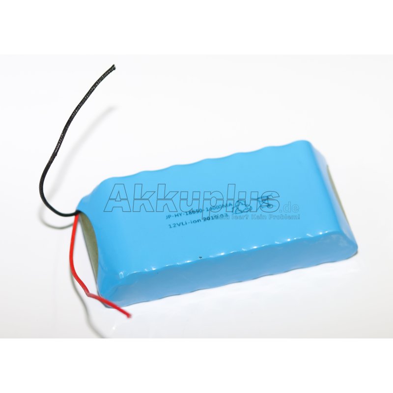 Ersatzakku - JP-HY-18650-14000MA / 12VLi-ion 2019.03 - 12 Volt13000mAh Li-Ion - zum Selbsteinbau mit Ableiter