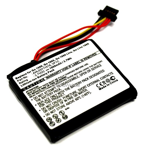 Ersatzakku für TomTom GO 1000 GO 1005 GO 1000 live GO Live 1005 AHL03711018 VF1C Ersatzakku für TomTom GO 1000 GO 1005 GO 1000 live GO Live 1005 AHL03711018 VF1C