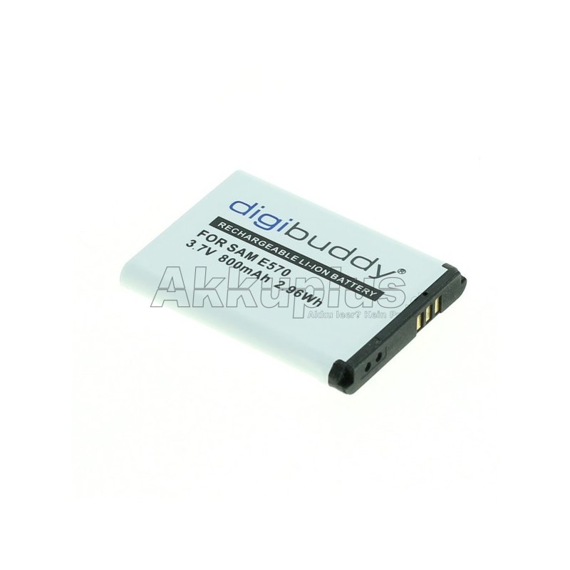 Ersatzakku kompatibel zu Samsung SGH-E570 / SGH-J700 / SGH-J700I - 3,7 Volt 600mAh Li-Ion