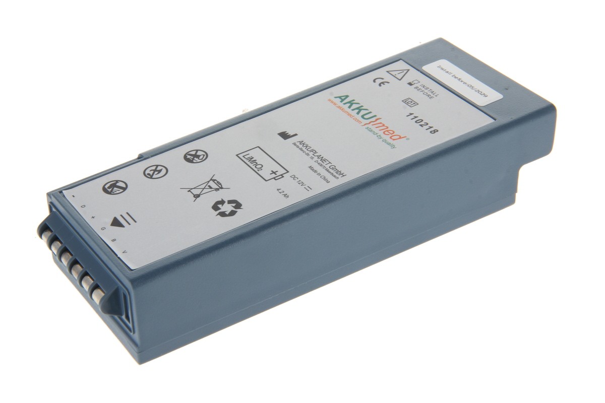 Ersatzbatterie AKKUmed für Philips Laerdal Defibrillator Heartstart Forerunne... Ersatzbatterie AKKUmed für Philips Laerdal Defibrillator Heartstart Forerunne...