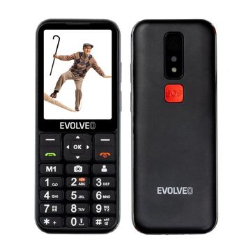 Evolveo EasyPhone LT 4G Seniorentelefon mit SOS-GPS-Ortung & Ladestation - Schwarz Evolveo EasyPhone LT 4G Seniorentelefon mit SOS-GPS-Ortung & Ladestation - Schwarz