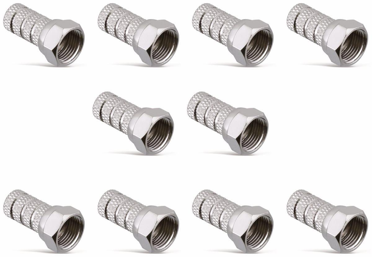 S-IMPULS F-Stecker, 4 mm, Aufdrehmontage, 10 Stück S-IMPULS F-Stecker, 4 mm, Aufdrehmontage, 10 Stück von S-IMPULS