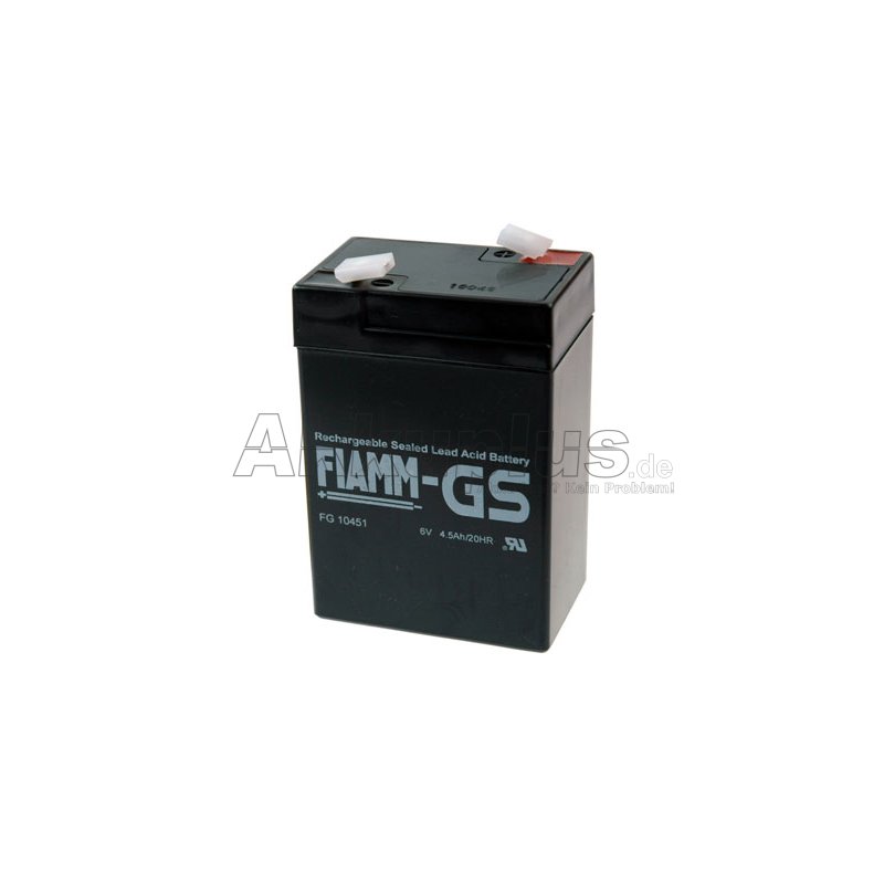 Fiamm - FG10451 - 6 Volt 4,5 Ah Pb