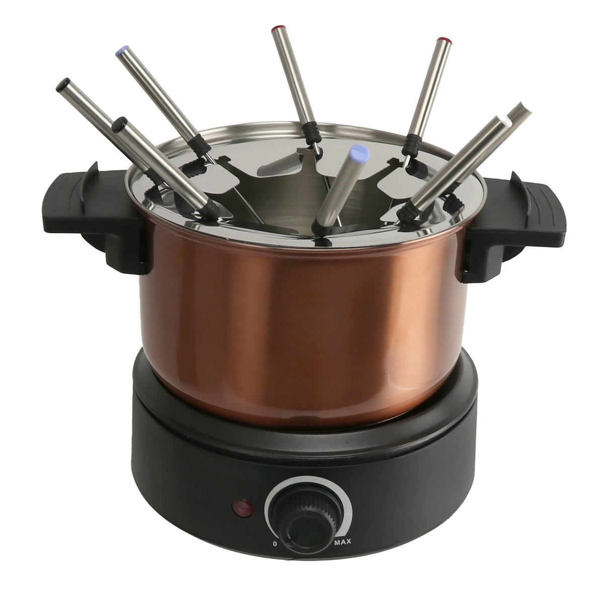 Fondue-Set, 1500W, B-Ware, Kupfer