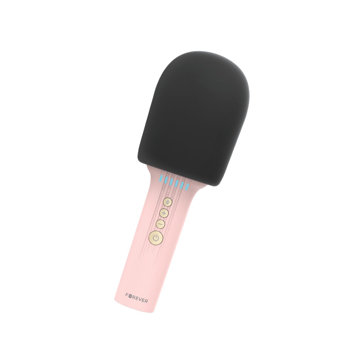 Forever Bluetooth-Mikrofon mit Lautsprecher rosa Forever Bluetooth-Mikrofon mit Lautsprecher rosa