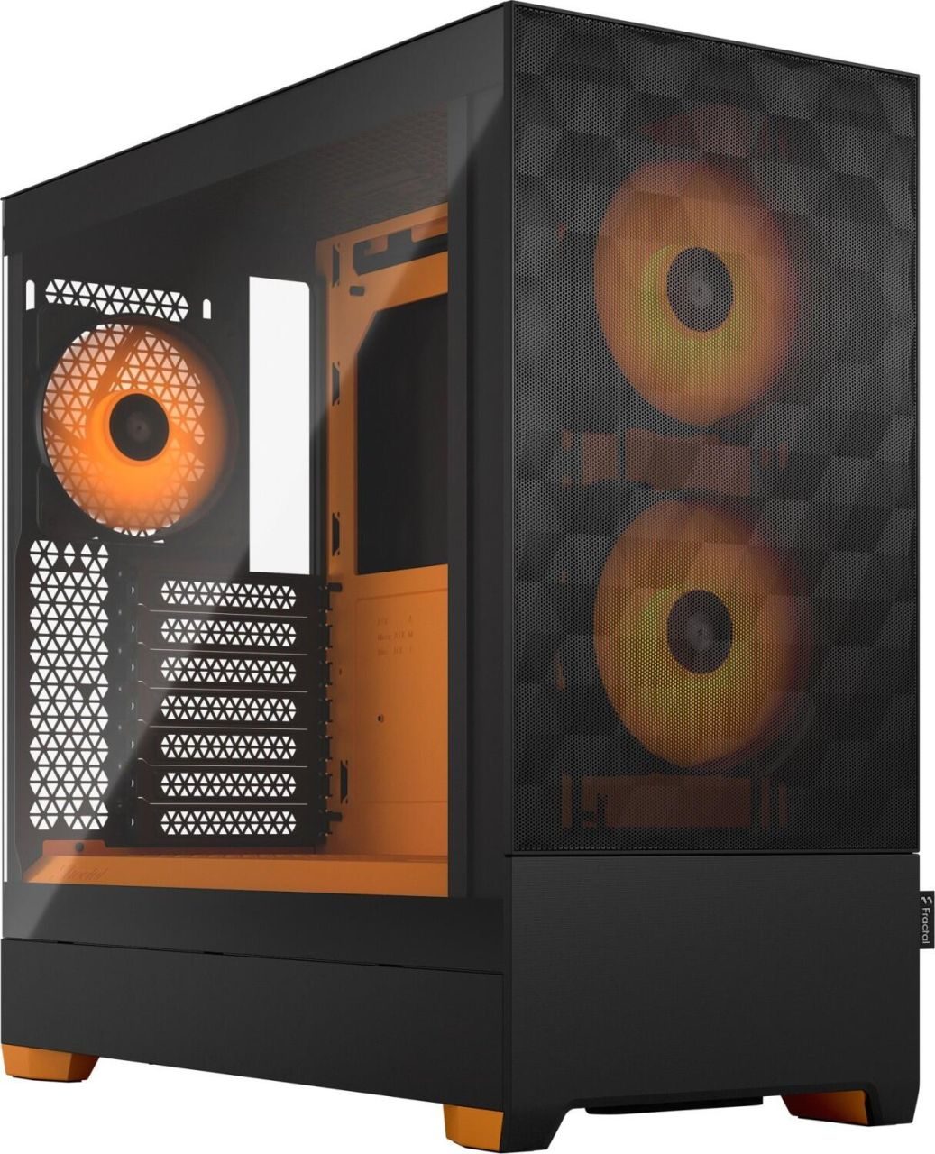 Fractal Design Pop Air RGB - Orange Core TG Clear Tint