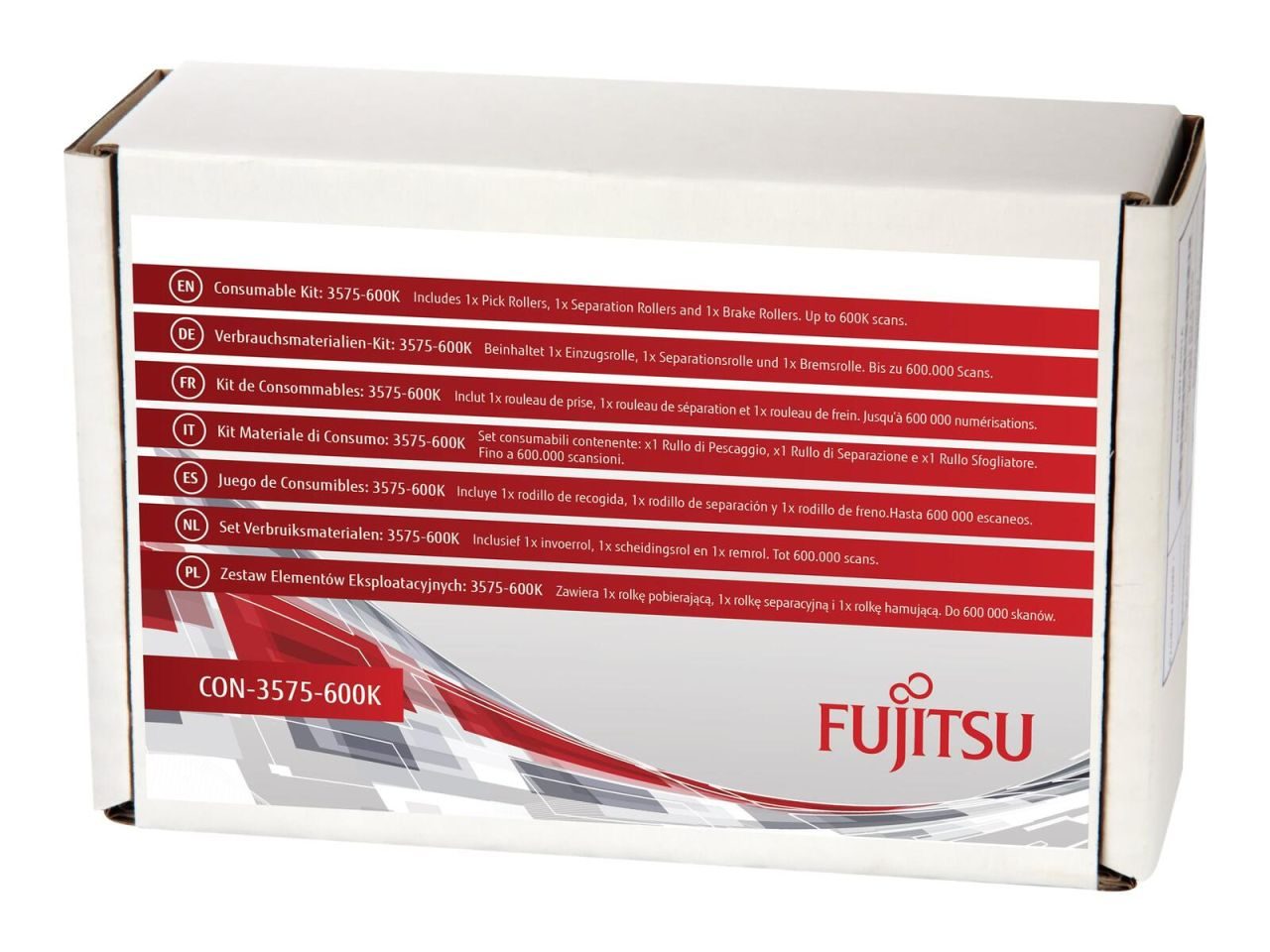 Fujitsu Verbrauchsmaterialien-Kit (CON-3575-600K) für fi-6400, fi-6800