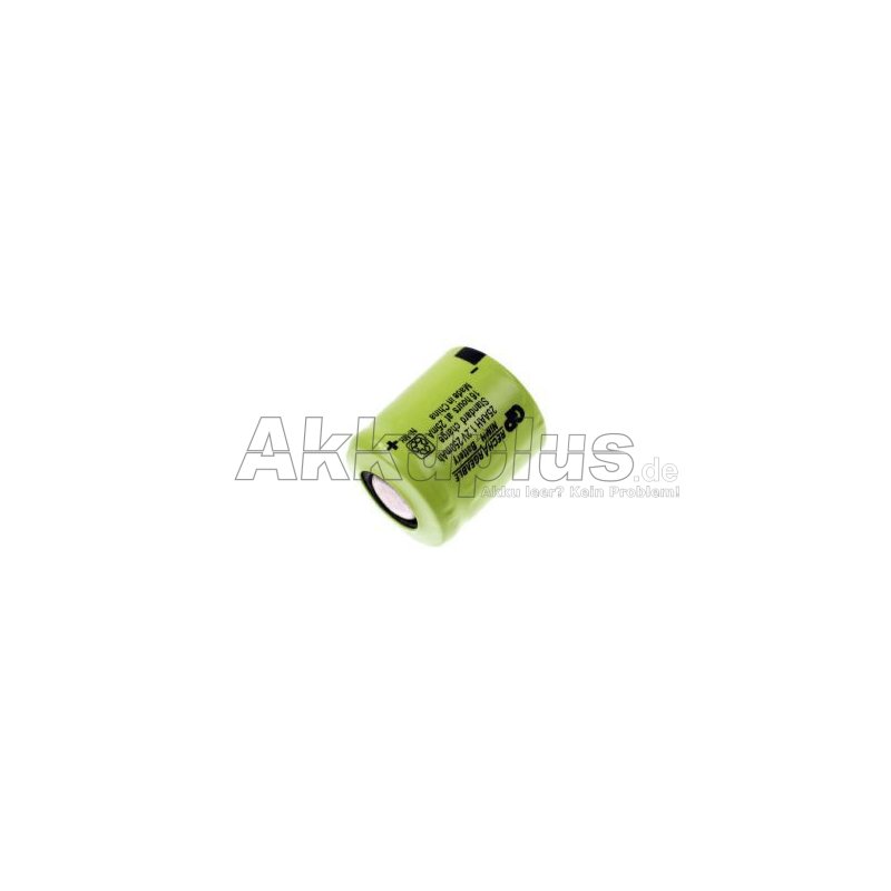 GP - 25AAH - 1/3 AA - 1,2 Volt 250mAh Ni-MH