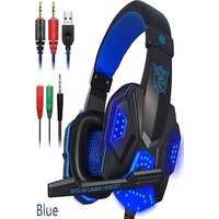 Gaming Headset EastVita PC780 with lighting microphone and bass earphones for PC / PS4 / Xbox - Blue