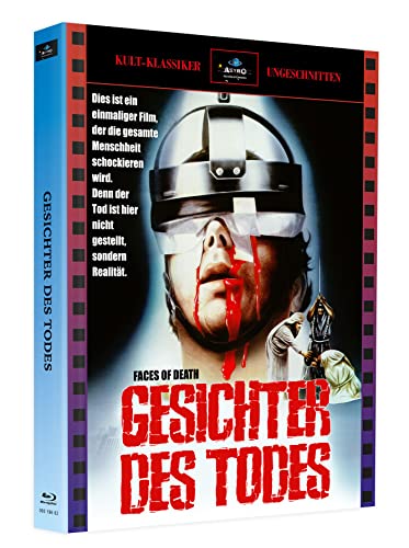 Gesichter des Todes - Faces of Death - Uncut Mediabook - Cover A / Astro - Limited Edition auf 500 Stück (+ Bonusfilm Blu-ray und Bonus DVD