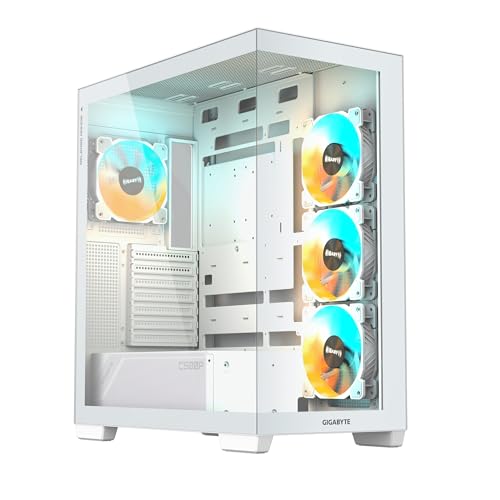 Gigabyte C500 Panoramic Stealth ATX Mid Tower gehärtetes Glas RGB Fusion PC-Gehäuse - Schwarz - GB-C500P ST Gigabyte C500 Panoramic Stealth ATX Mid Tower gehärtetes Glas RGB Fusion PC-Gehäuse - Schwarz - GB-C500P ST von Gigabyte
