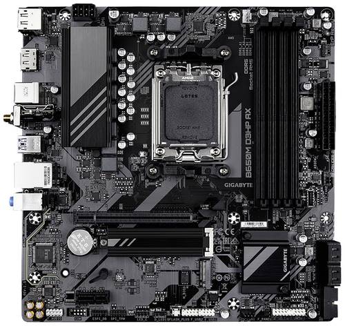 Gigabyte B650M D3HP AX - 1.0 Mainboard Sockel (PC) AMD AM5 Formfaktor (Details) Micro-ATX Mainboard- von Gigabyte