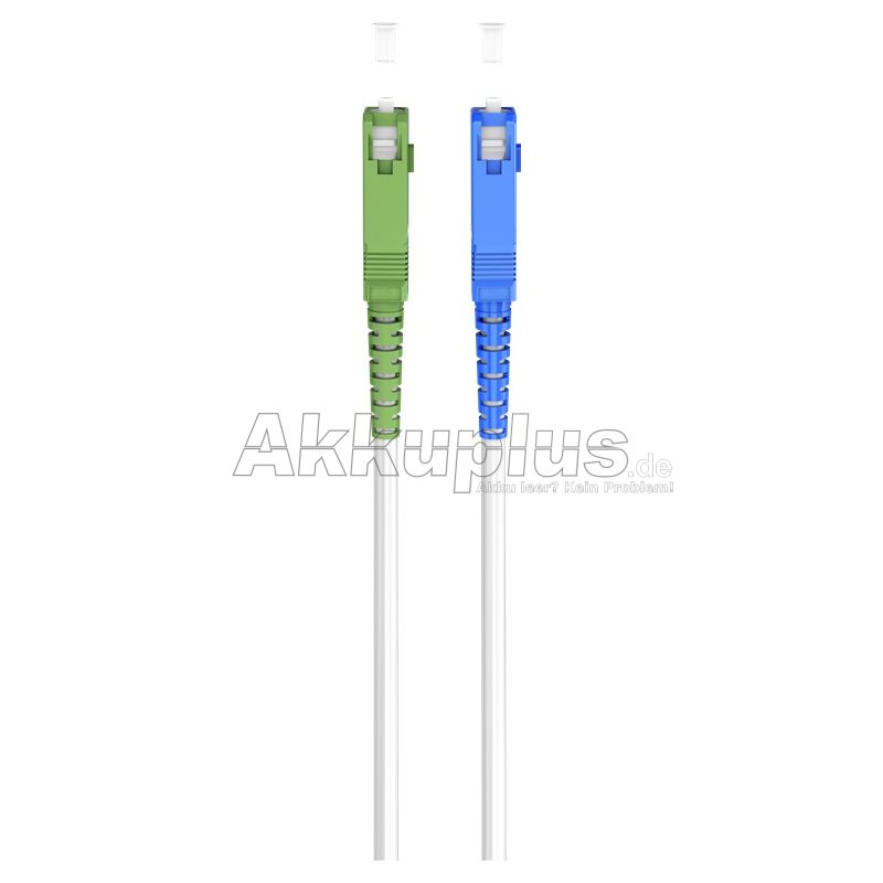 Glasfaserkabel (FTTH), Singlemode (OS2) White, (Simplex), 30 m