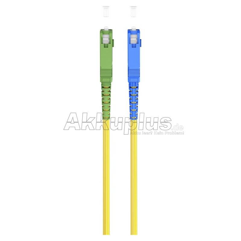 Glasfaserkabel (FTTH), Singlemode (OS2) Yellow, (Simplex), 0,5 m