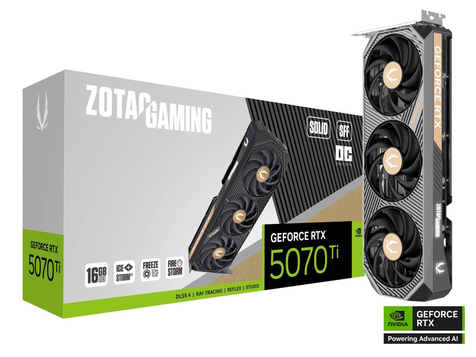 Grafikkarte Zotac GeForce RTX5070Ti SOLID SFF OC 16GB Grafikkarte Zotac GeForce RTX5070Ti SOLID SFF OC 16GB