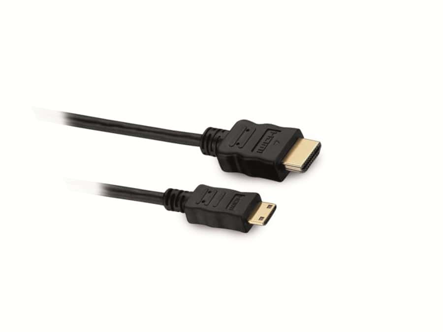 S-IMPULS HDMI/Mini-HDMI Kabel, HIGH SPEED WITH ETHERNET, 1 m S-IMPULS HDMI/Mini-HDMI Kabel, HIGH SPEED WITH ETHERNET, 1 m von S-IMPULS