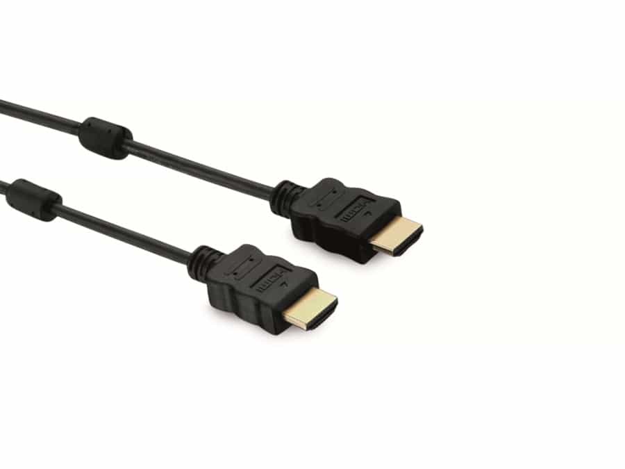 S-IMPULS HDMI-Kabel, HIGH SPEED WITH ETHERNET, 2x Ferrit-Filter, 2 m von S-IMPULS