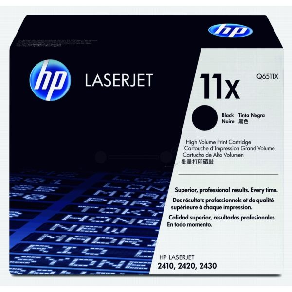 HP 11X Original Tonerkartusche schwarz