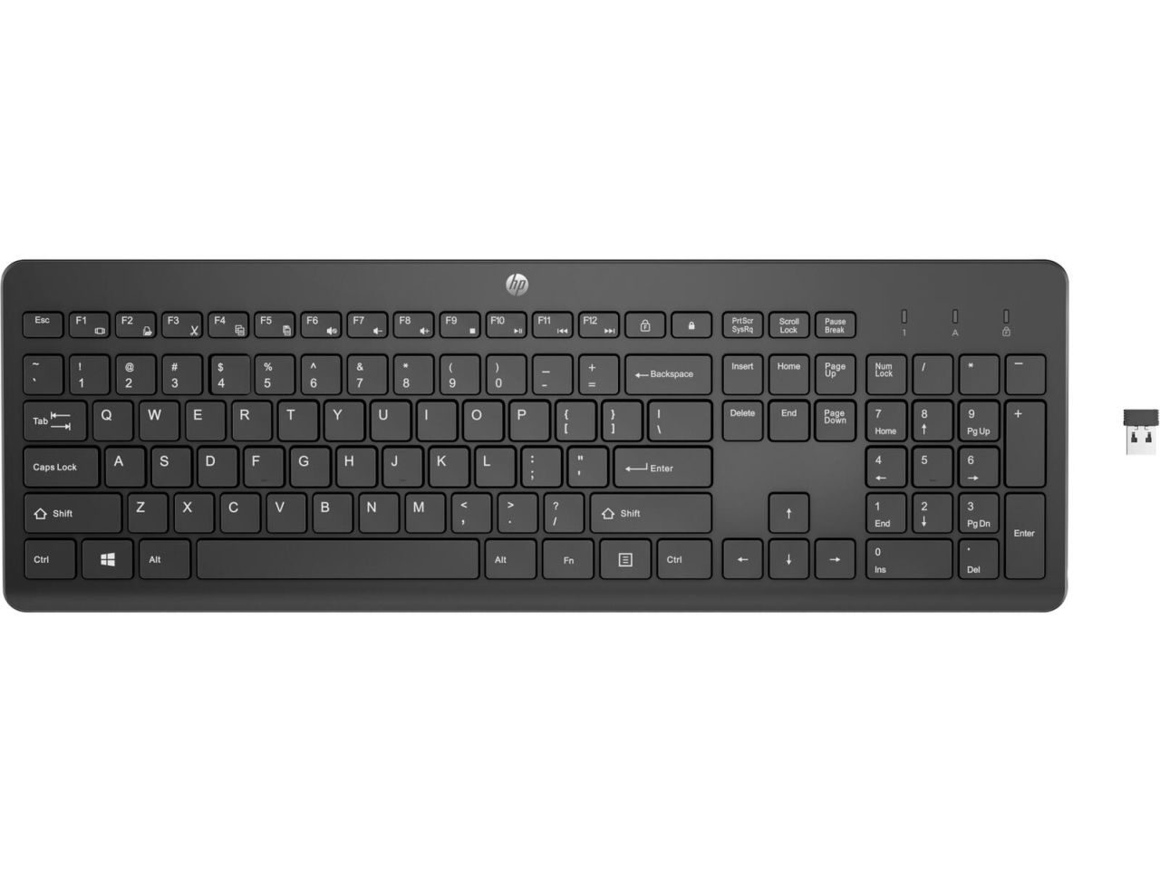 HP 230 Wireless Tastatur schwarz