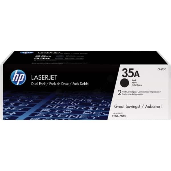 HP 35A Original Tonerkartusche schwarz Doppelpack