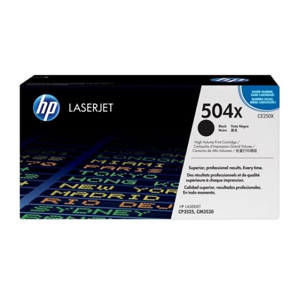 HP 504X Original Tonerkartusche schwarz High-Capacity HP 504X Original Tonerkartusche schwarz High-Capacity