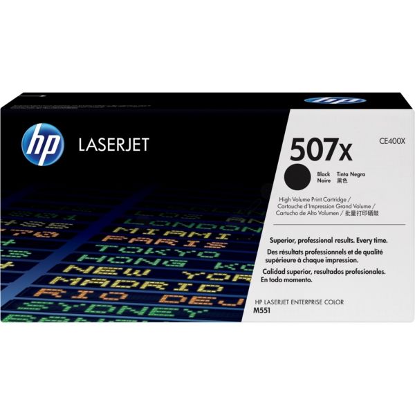 HP 507X Original Tonerkartusche schwarz High-Capacity HP 507X Original Tonerkartusche schwarz High-Capacity