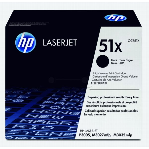 HP 51X Original Tonerkartusche schwarz