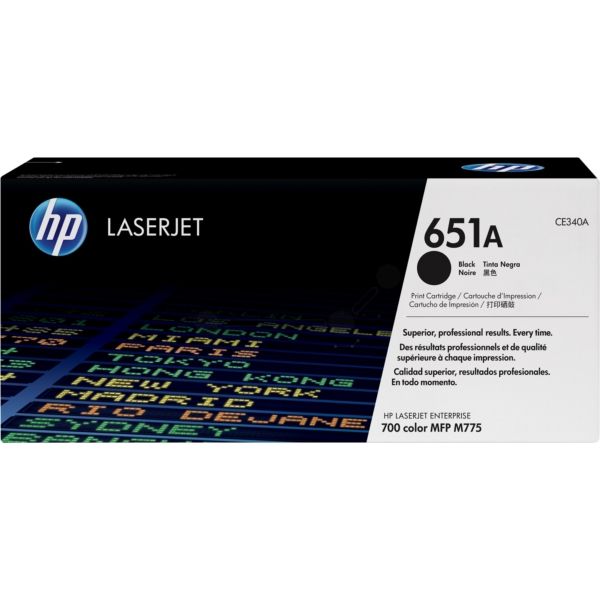 HP 651A Original Tonerkartusche schwarz