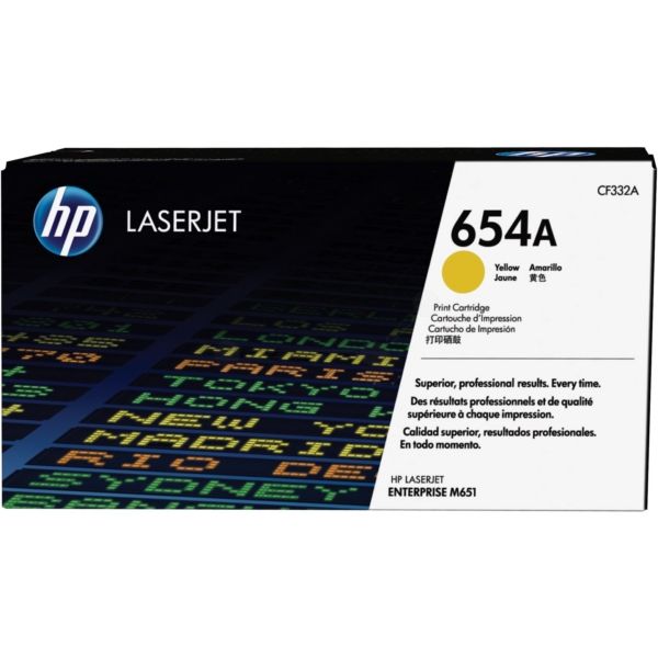 HP 654A Original Tonerkartusche gelb HP 654A Original Tonerkartusche gelb