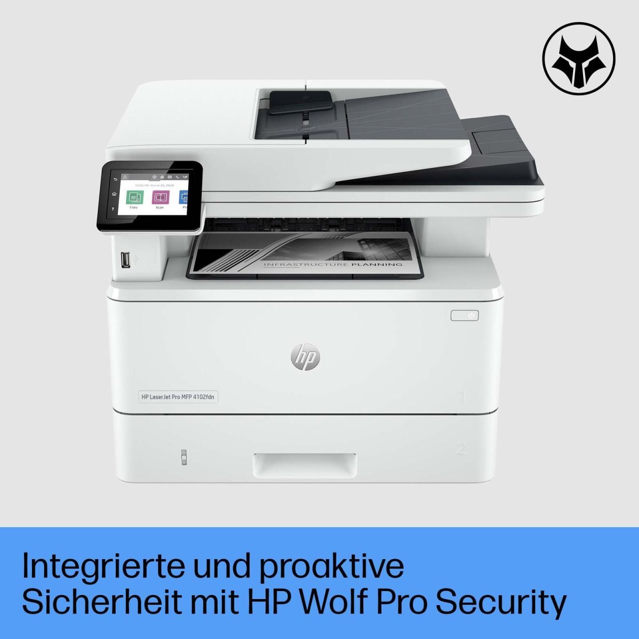 HP LaserJet Pro MFP 4102fdn Laser-Multifunktionsgerät s/w