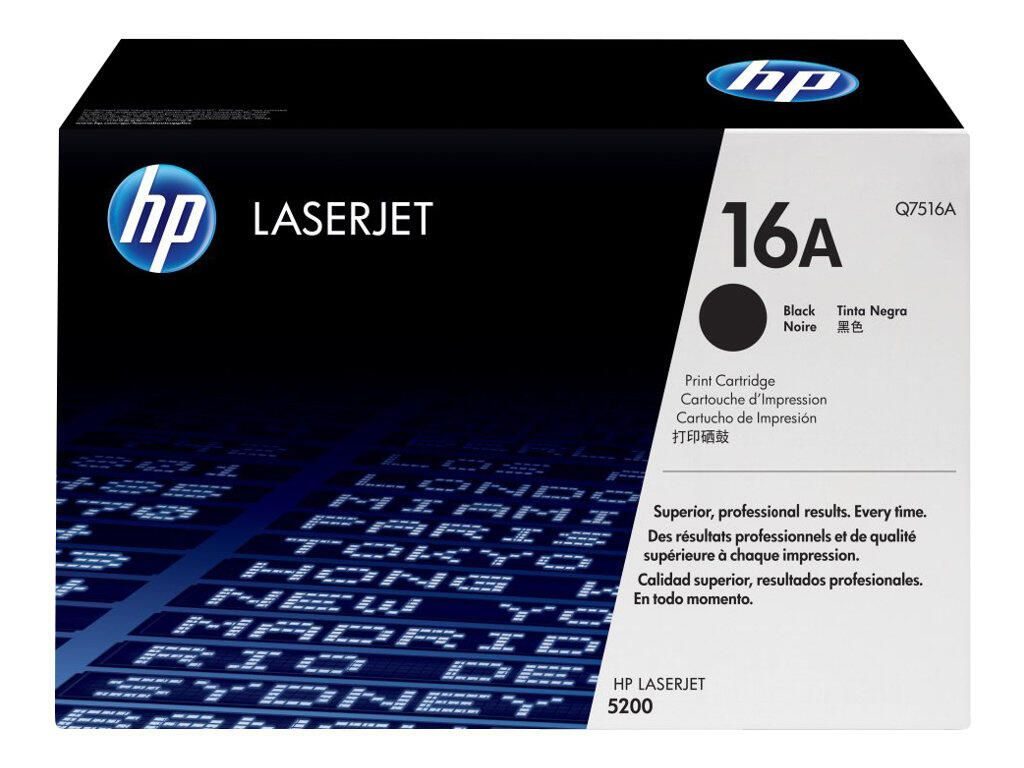 HP Original 16A Toner schwarz 12.000 Seiten (Q7516A)