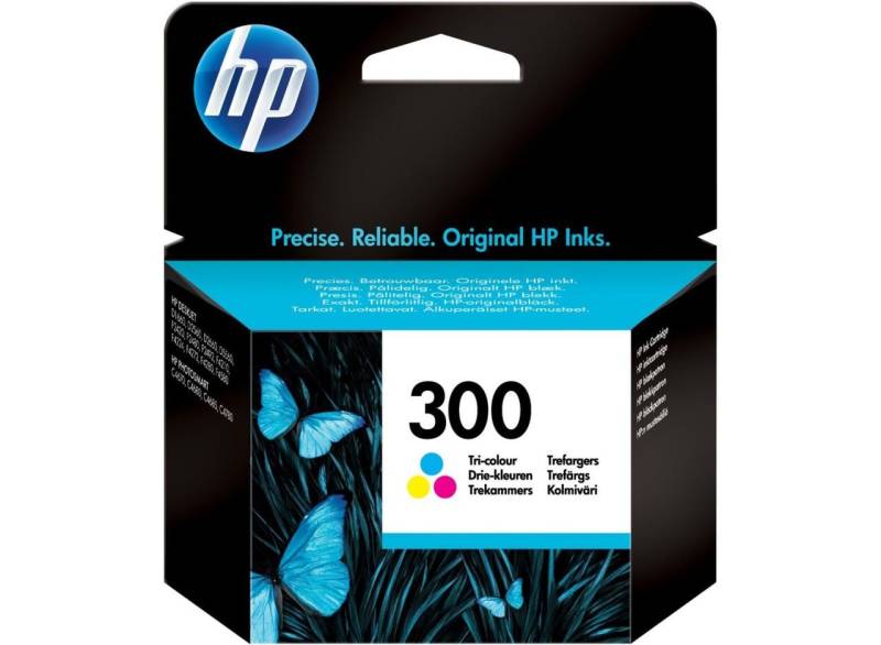 HP Original 300 Druckerpatrone cyan, magenta, gelb 165 Seiten 4ml (CC643EE)