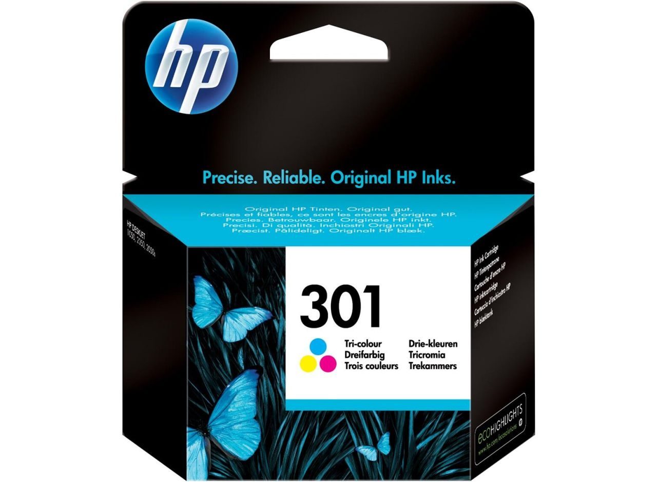 HP Original 301 Druckerpatrone - cyan, magenta, gelb (CH562EE)