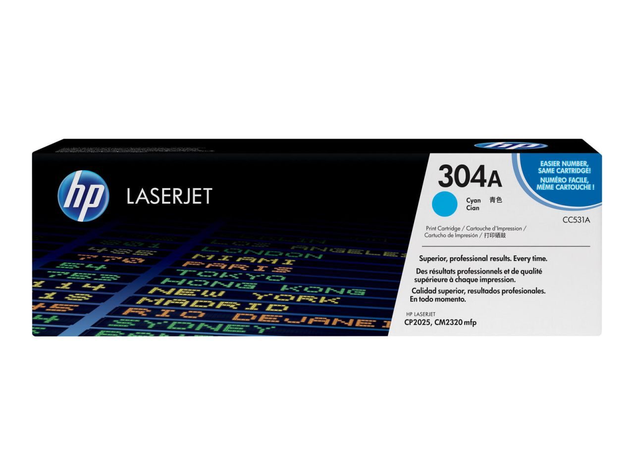 HP Original 304A Toner cyan 2.800 Seiten (CC531A)