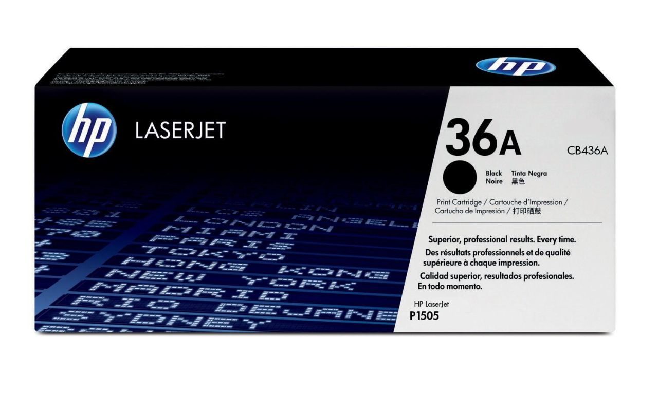 HP Original 36A Toner schwarz 2.000 Seiten (CB436A)