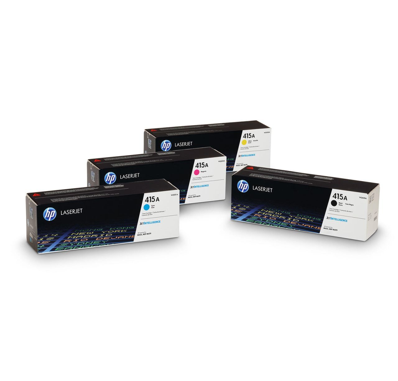 HP Original 415A Toner - 4er Multipack (W2031A, W2033A, W2032A, W2030A)