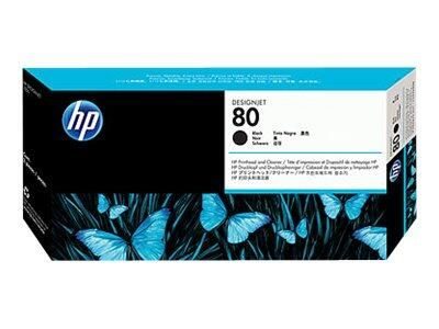 HP Original 80 Druckkopf schwarz 2.500 Seiten 17ml (C4820A)