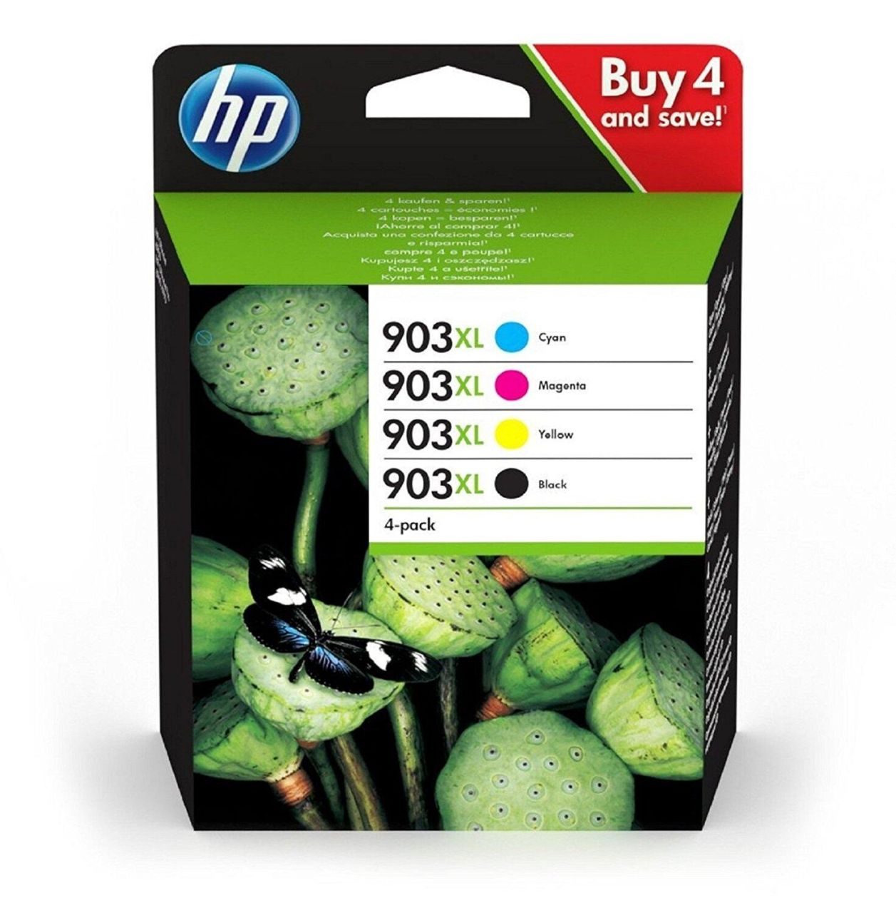 HP Original 903XL Druckerpatronen - 4er Multipack (3HZ51AE)