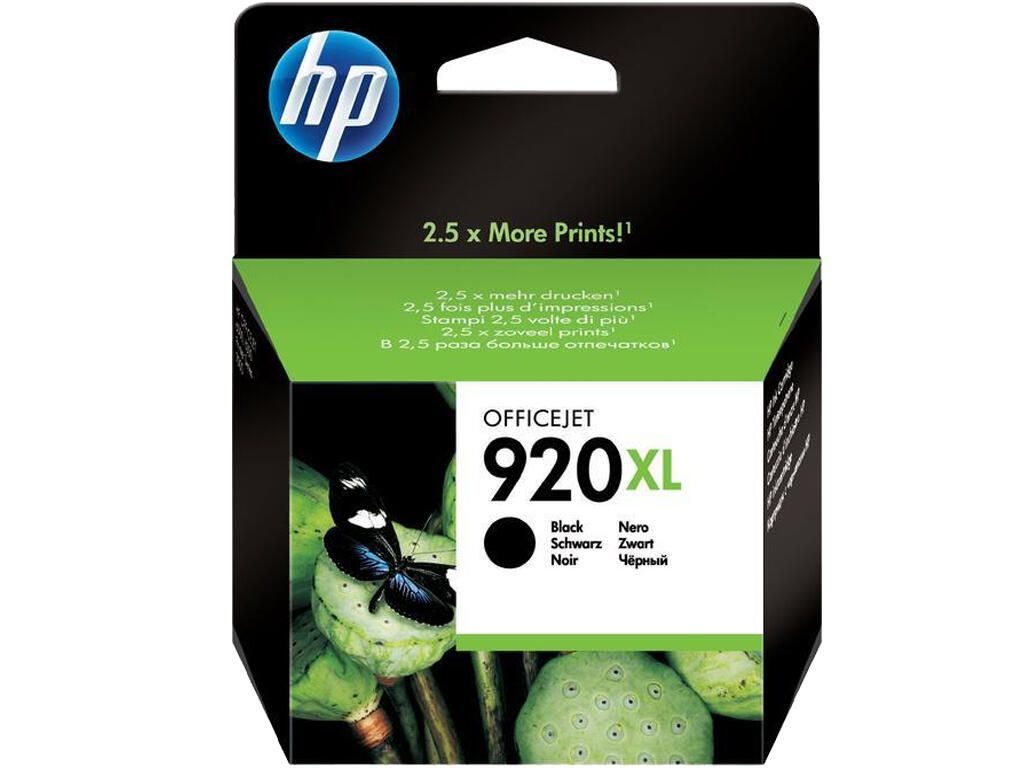 HP Original 920XL Druckerpatrone schwarz 1.200 Seiten 32ml (CD975AE)