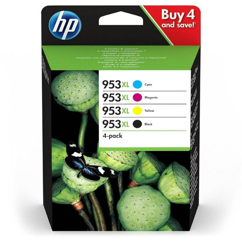 HP Original 953XL Druckerpatronen - 4er Multipack (3HZ52AE)