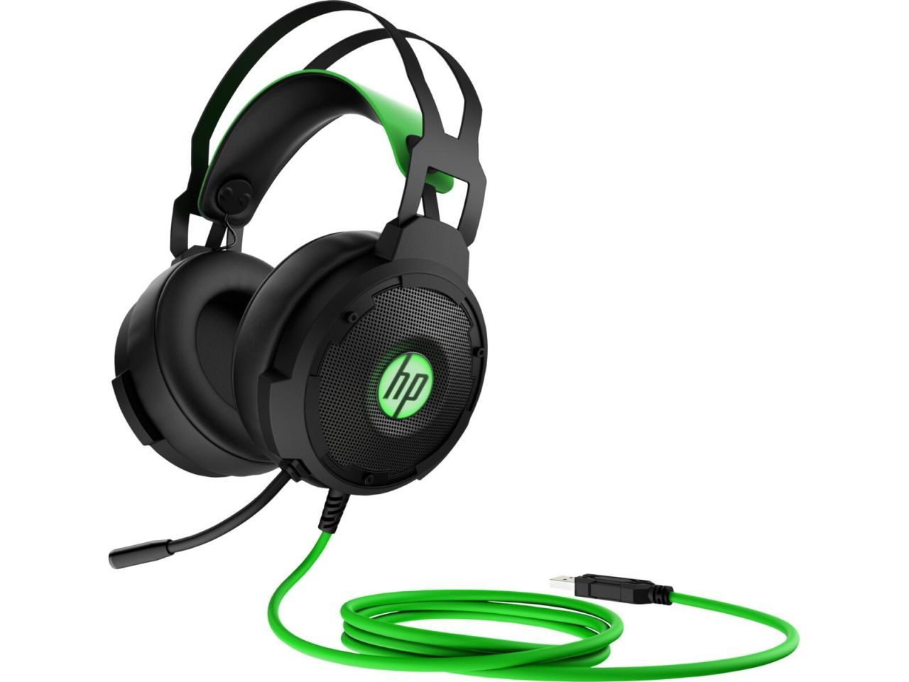 HP Pavilion 600 kabelgebundenes Gaming Headset schwarz/grün