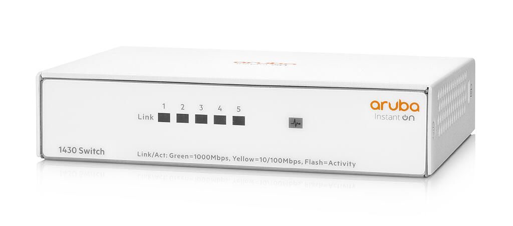 HPE Aruba Instant On 1430 5G lüfterlos unmanaged Gigabit Switch EU (R8R44A)