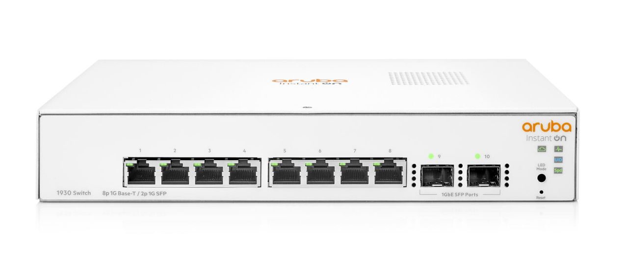 HPE Aruba Instant On 1930 8G 2SFP managed Gigabit Switch