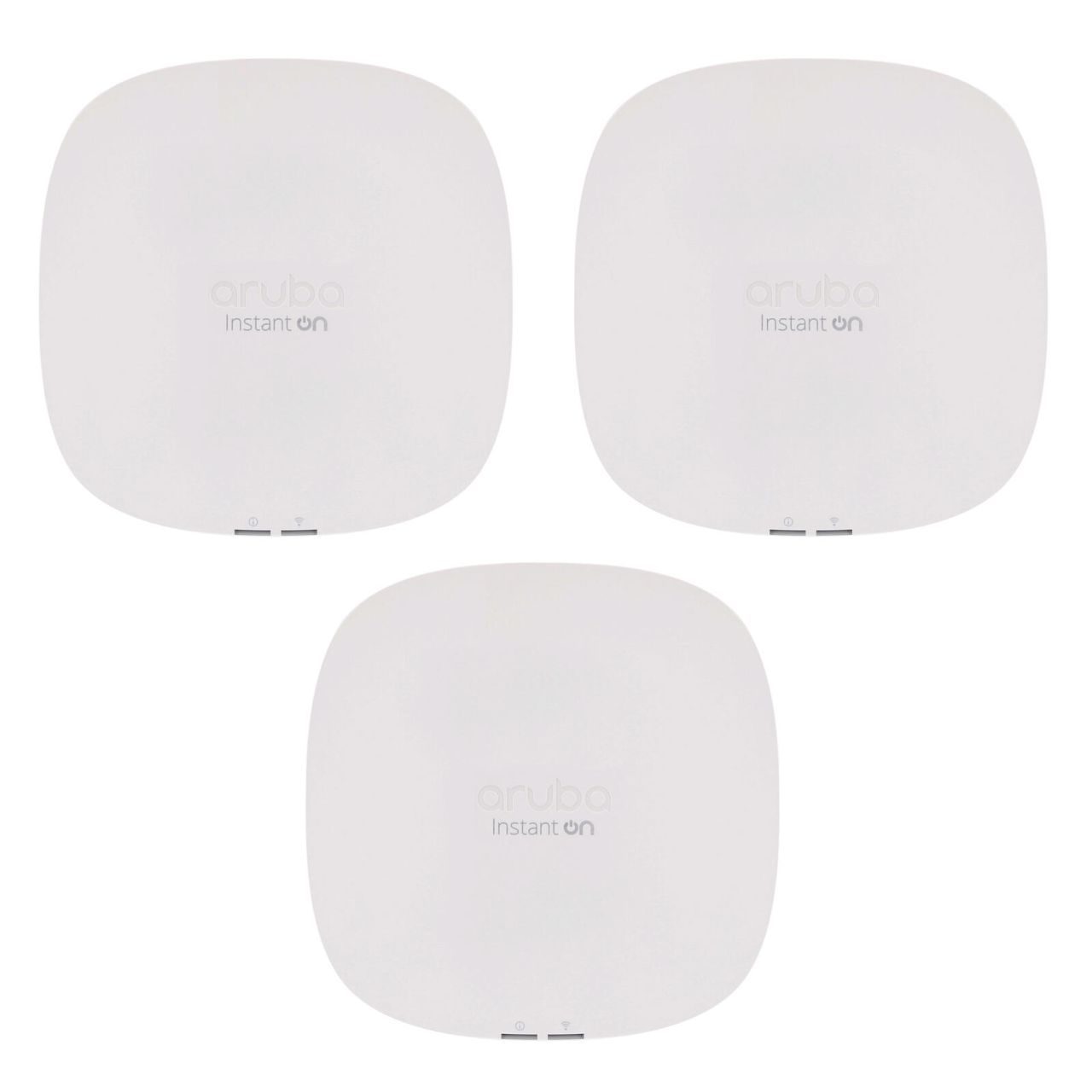 HPE Aruba Instant On 3x AP25 mit Netzteil Access Point 4x4 Wi-Fi 6 Indoor PoE fähig (Set 3xR9B33A)