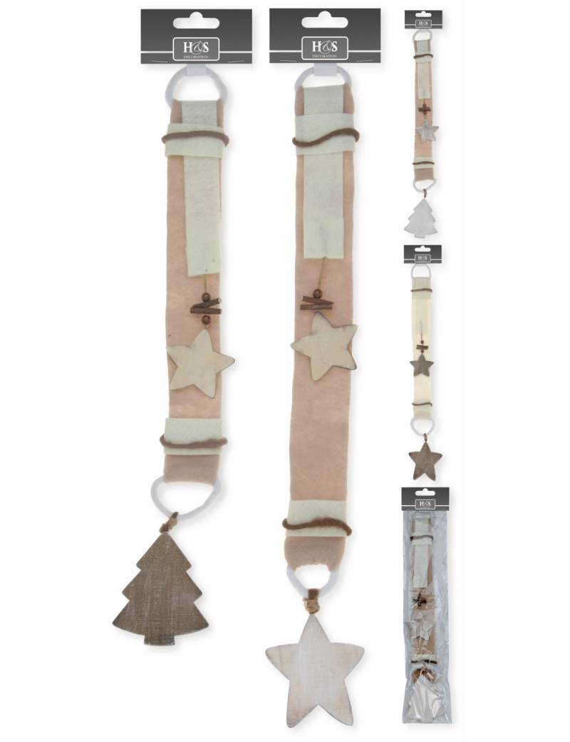 Hängedeko, Filz, 70 cm, Weihnachtsbaum von FREE & EASY, Self Import Agencies