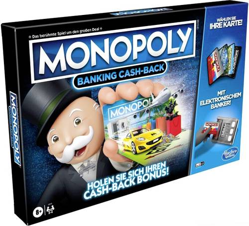 Hasbro E8978100 E8978100 Monopoly Banking Cash-Back Hasbro E8978100 E8978100 Monopoly Banking Cash-Back