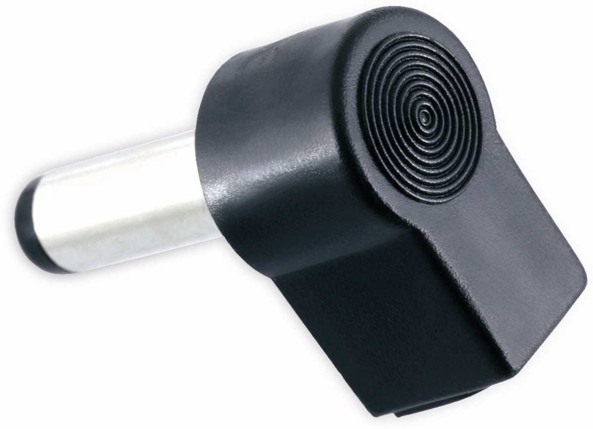 Hohlstecker, Ø 2,1 mm, 14 mm, abgewinkelt Hohlstecker, Ø 2,1 mm, 14 mm, abgewinkelt von EVE GmbH
