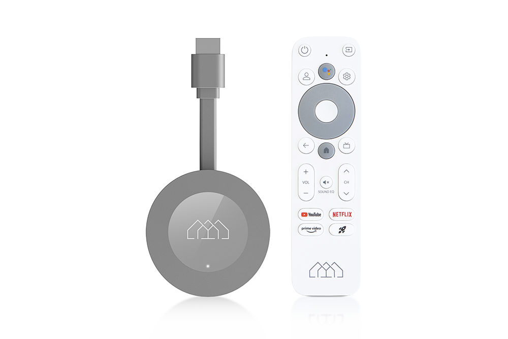 Homatics Dongle G 4K Google TV Mediaplayer (4K UHD, WiFi, Bluetooth, Sprachfernbedienung, Dolby)